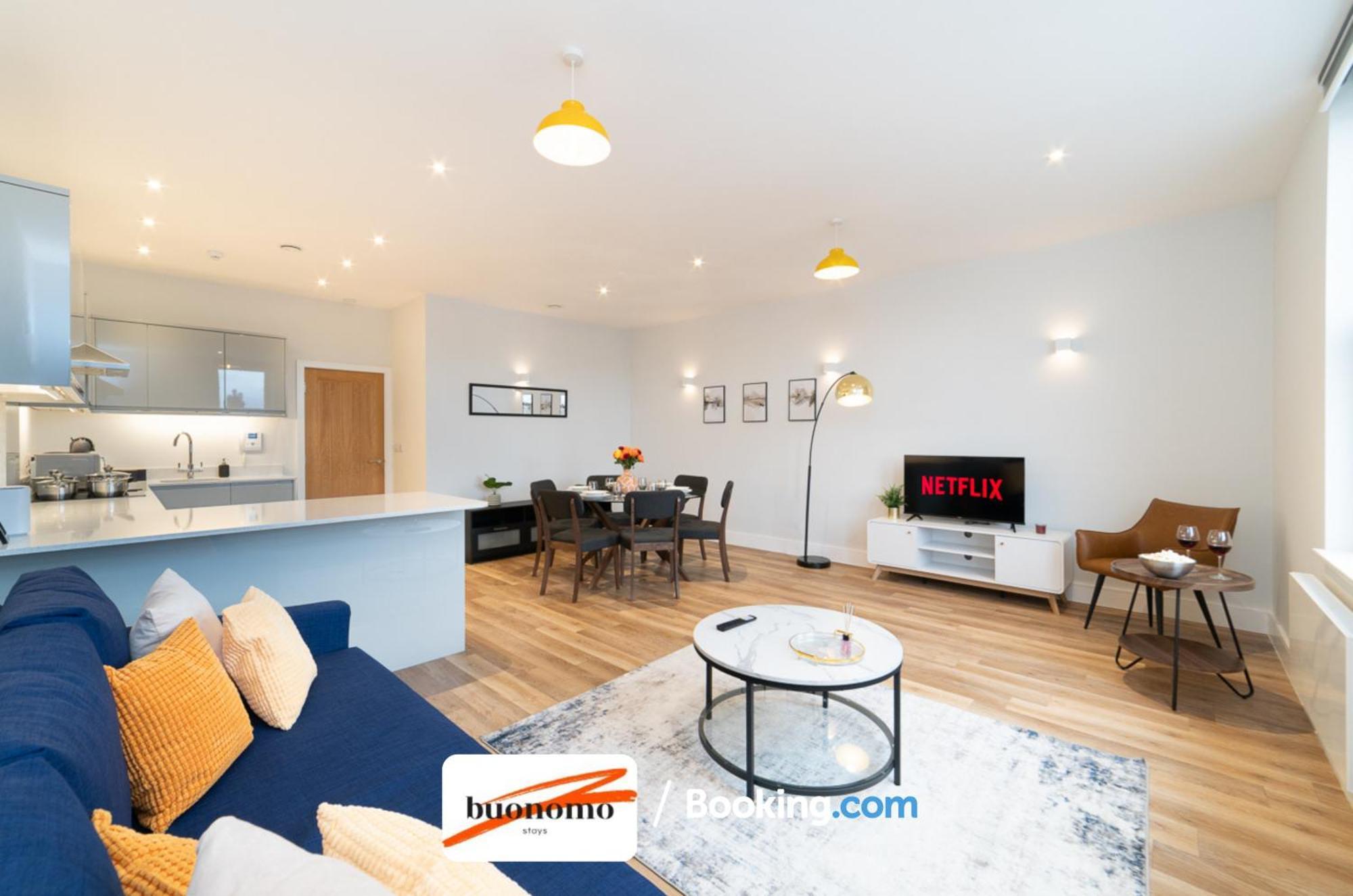 Two Bedroom Apartment At Buonomo Stays Short Lets & Serviced Accommodation Close To Wimbledon Tennis Courts Лондон Экстерьер фото